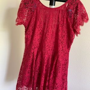 Free people stardust lace dress
